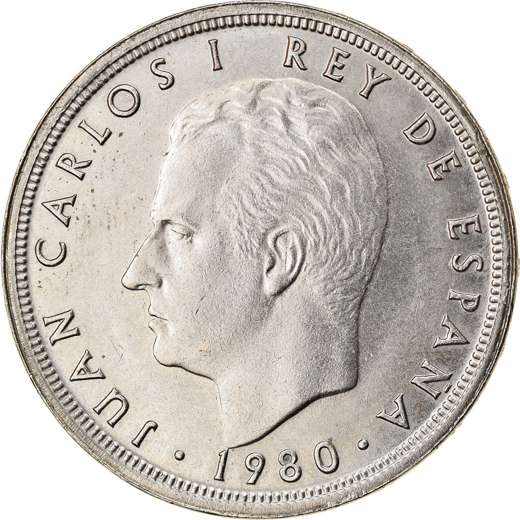 Coin, Spain, Juan Carlos I, 50 Pesetas, 1981, AU(55-58), Copper-nickel, KM:819