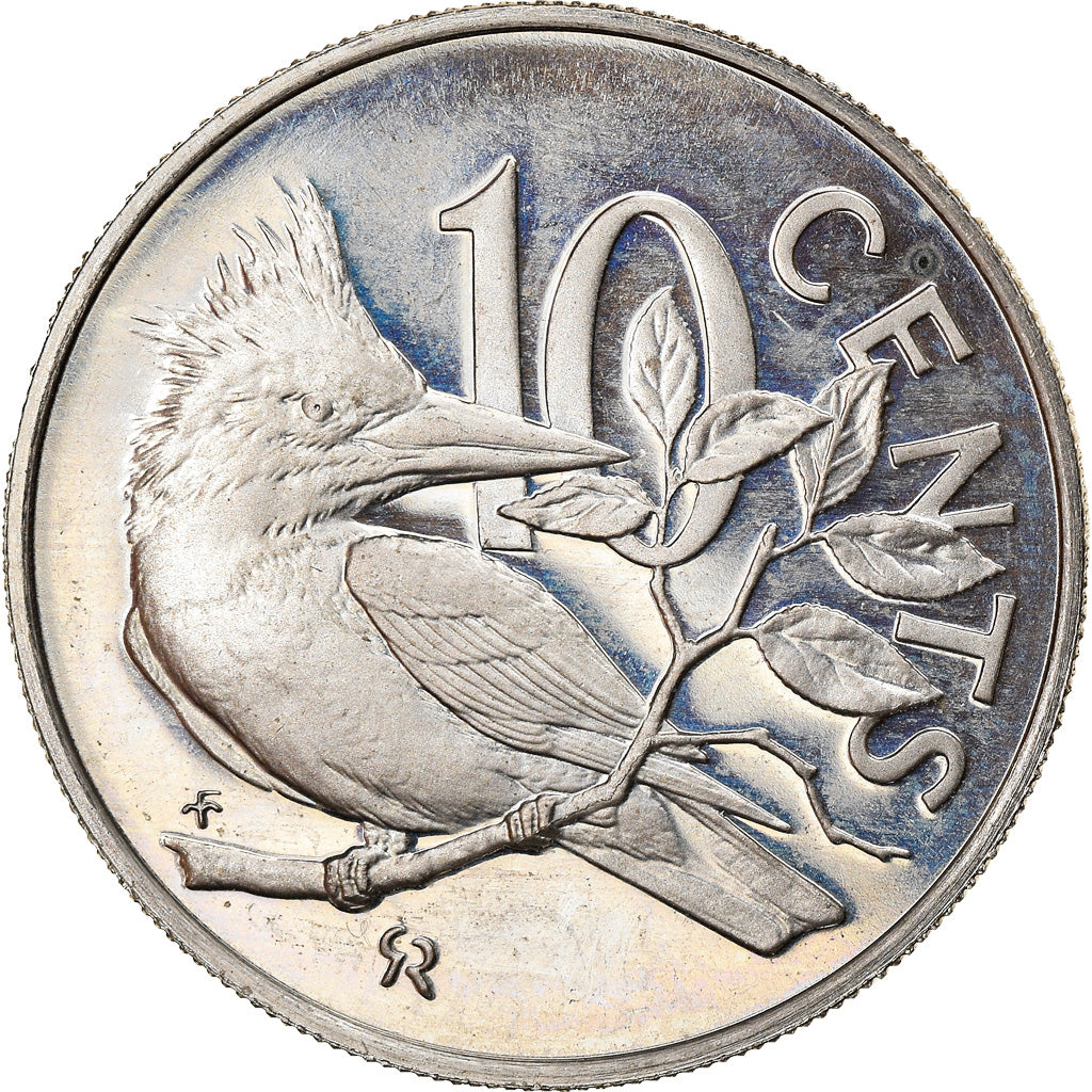 Coin, BRITISH VIRGIN ISLANDS, Elizabeth II, 10 Cents, 1976, Franklin Mint