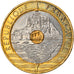 Coin, France, Mont Saint Michel, 20 Francs, 1992, AU(55-58), Tri-Metallic