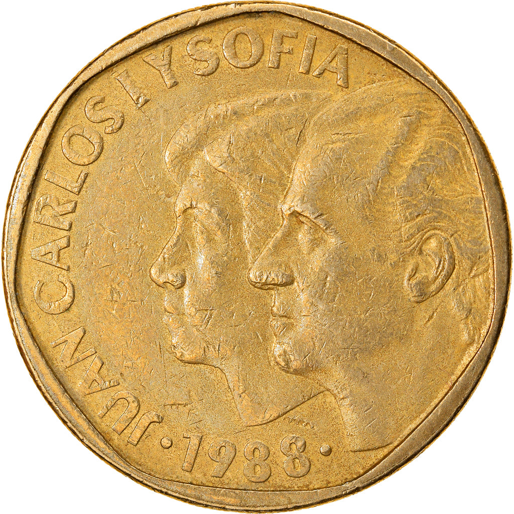 Moneta, Spagna, Juan Carlos I, 500 Pesetas, 1988, Madrid, BB, Alluminio-bronzo