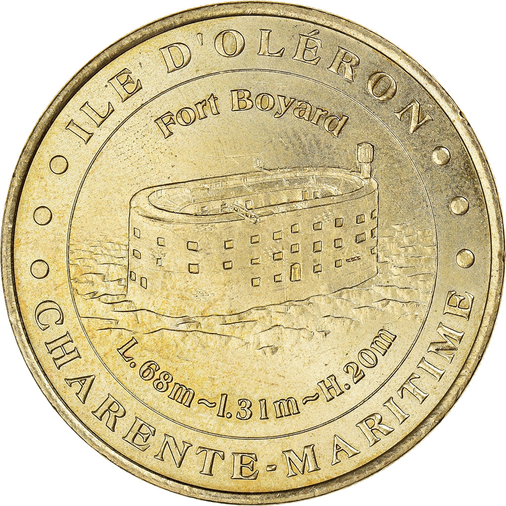 France, Token, Touristic token, Saint-Denis d'Oléron - Fort Boyard n°1, 2001