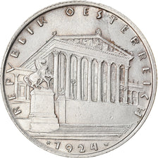 Coin, Austria, Schilling, 1924, AU(50-53), Silver, KM:2835