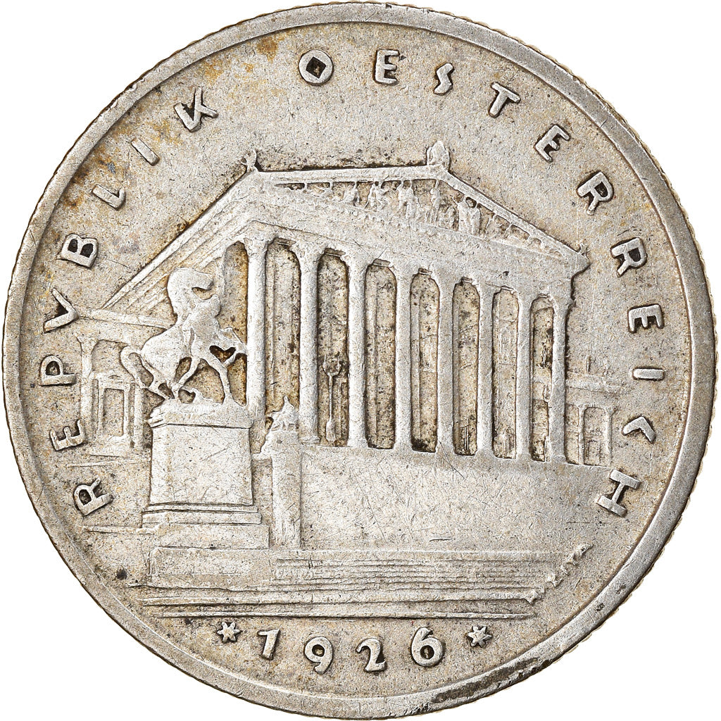 Coin, Austria, Schilling, 1926, AU(50-53), Silver, KM:2840