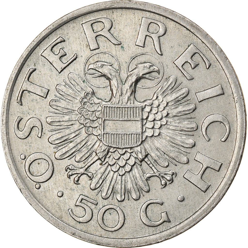 Coin, Austria, 50 Groschen, 1935, AU(50-53), Copper-nickel, KM:2854