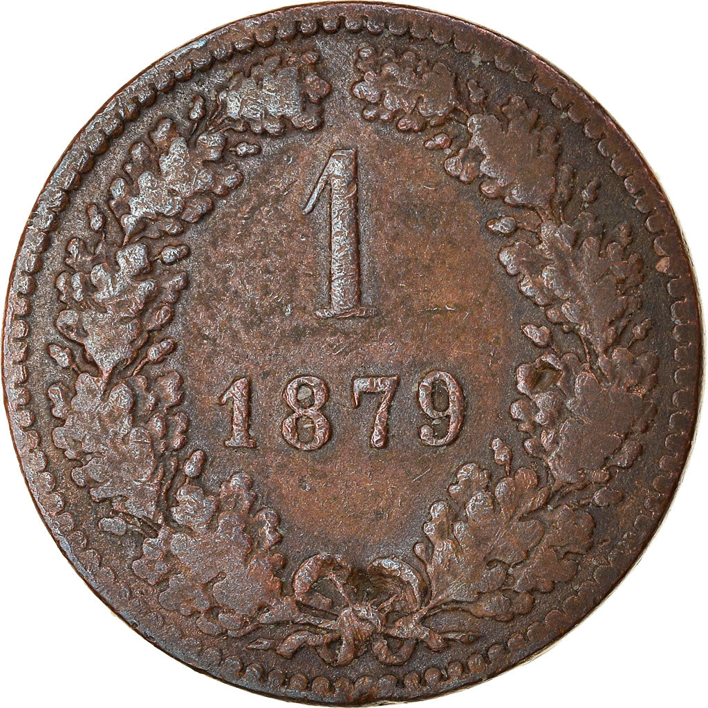 Monnaie, Autriche, Franz Joseph I, Kreuzer, 1879, Vienne, TTB+, Cuivre, KM:2186