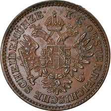 Moneta, Austria, Franz Joseph I, 1/4 Kreuzer, 1851, Vienna, AU(55-58), Miedź