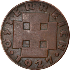 Coin, Austria, 2 Groschen, 1927, AU(50-53), Bronze, KM:2837