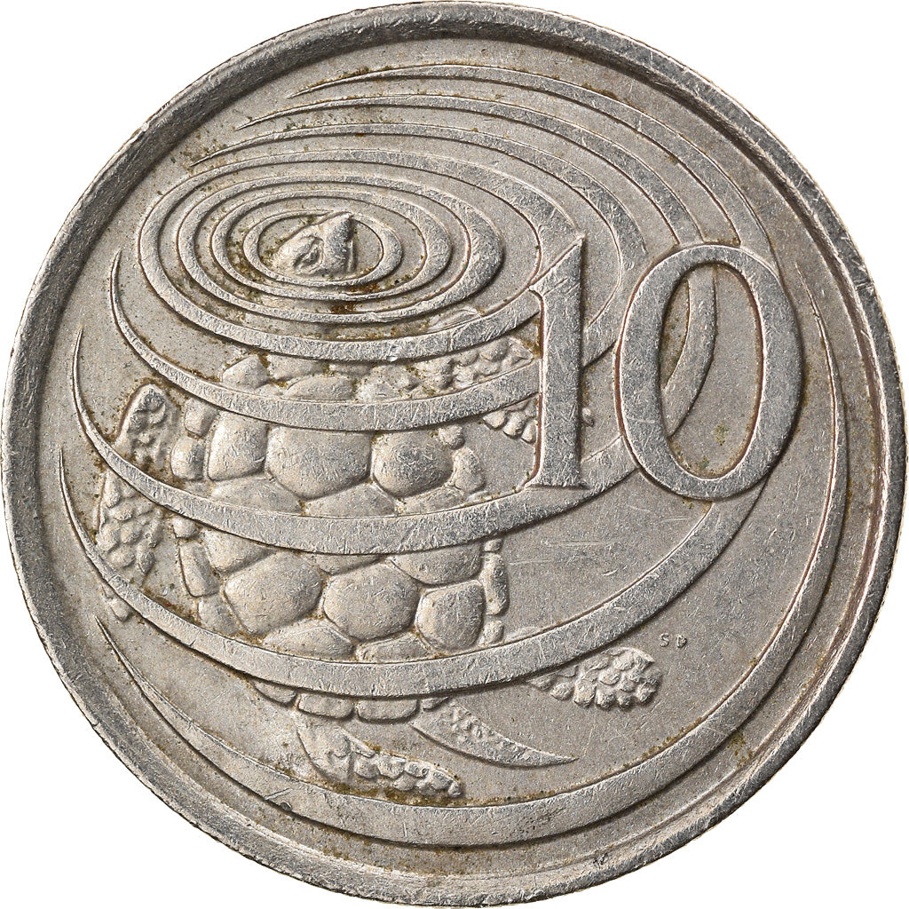 Moneta, Isole Cayman, 10 Cents, 1982, BB, Rame-nichel, KM:3