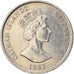 Coin, Cayman Islands, 10 Cents, 1987, AU(50-53), Copper-nickel, KM:89