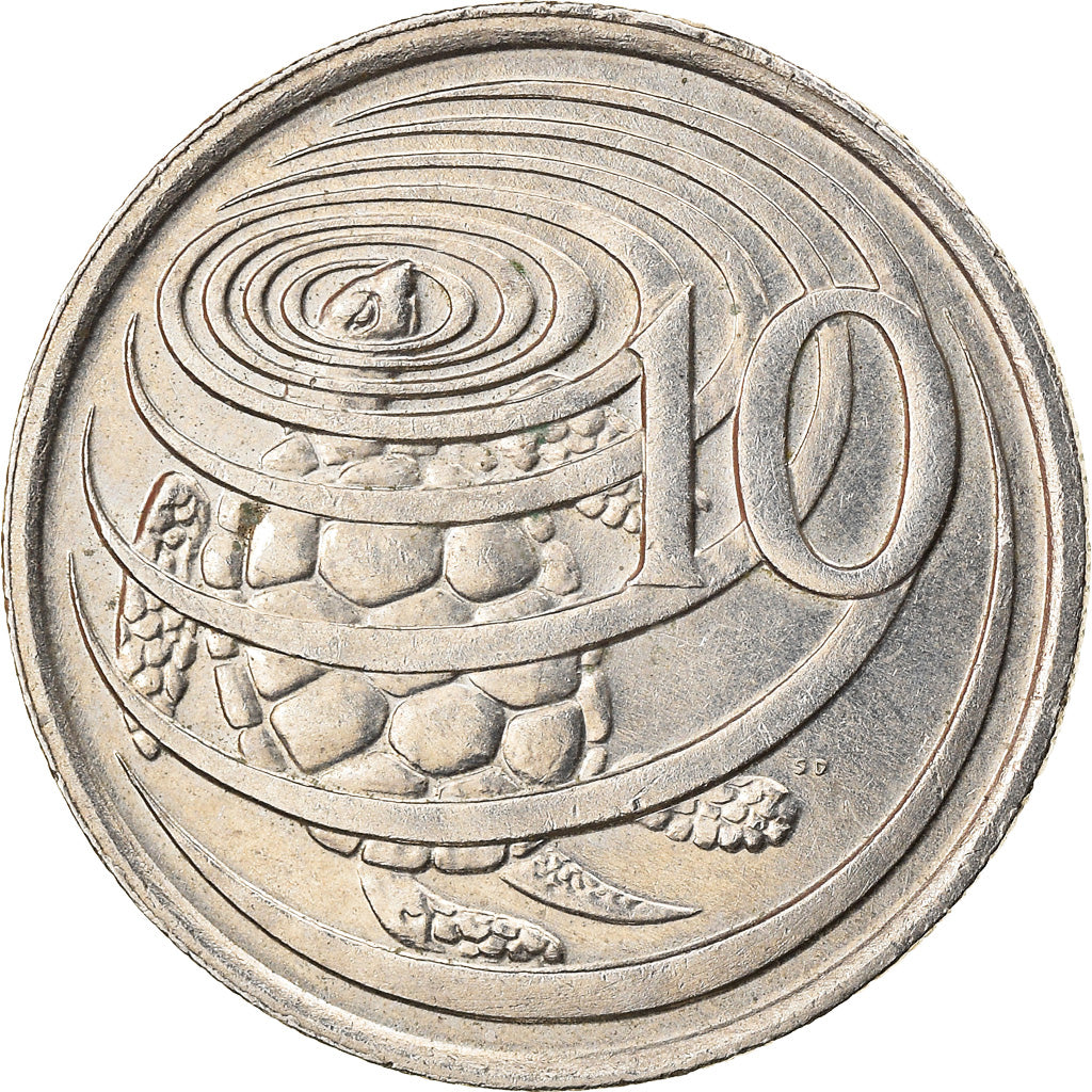 Coin, Cayman Islands, 10 Cents, 1987, AU(50-53), Copper-nickel, KM:89