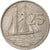 Moneda, Islas Caimán, 25 Cents, 1987, MBC, Cobre - níquel, KM:90