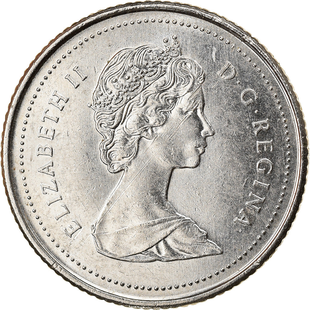 Moneta, Canada, 10 Cents, 1988, Ottawa, BB+, Nichel, KM:77.2