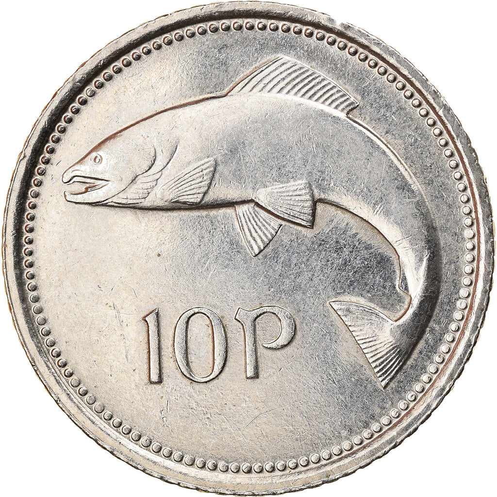 Coin, IRELAND REPUBLIC, 10 Pence, 1994, AU(55-58), Copper-nickel, KM:29