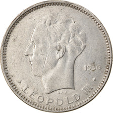 Coin, Belgium, Leopold III, 5 Francs, 5 Frank, 1936, EF(40-45), Nickel, KM:109.1