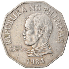 Coin, Philippines, 2 Piso, 1984, AU(50-53), Copper-nickel, KM:244