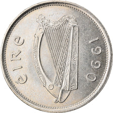 Coin, IRELAND REPUBLIC, Punt, Pound, 1990, AU(55-58), Copper-nickel, KM:27