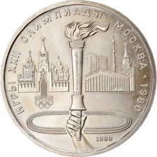 Coin, Russia, Rouble, 1980, AU(55-58), Copper-nickel, KM:178