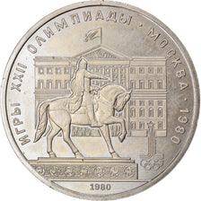 Coin, Russia, Rouble, 1980, AU(55-58), Copper-nickel, KM:177