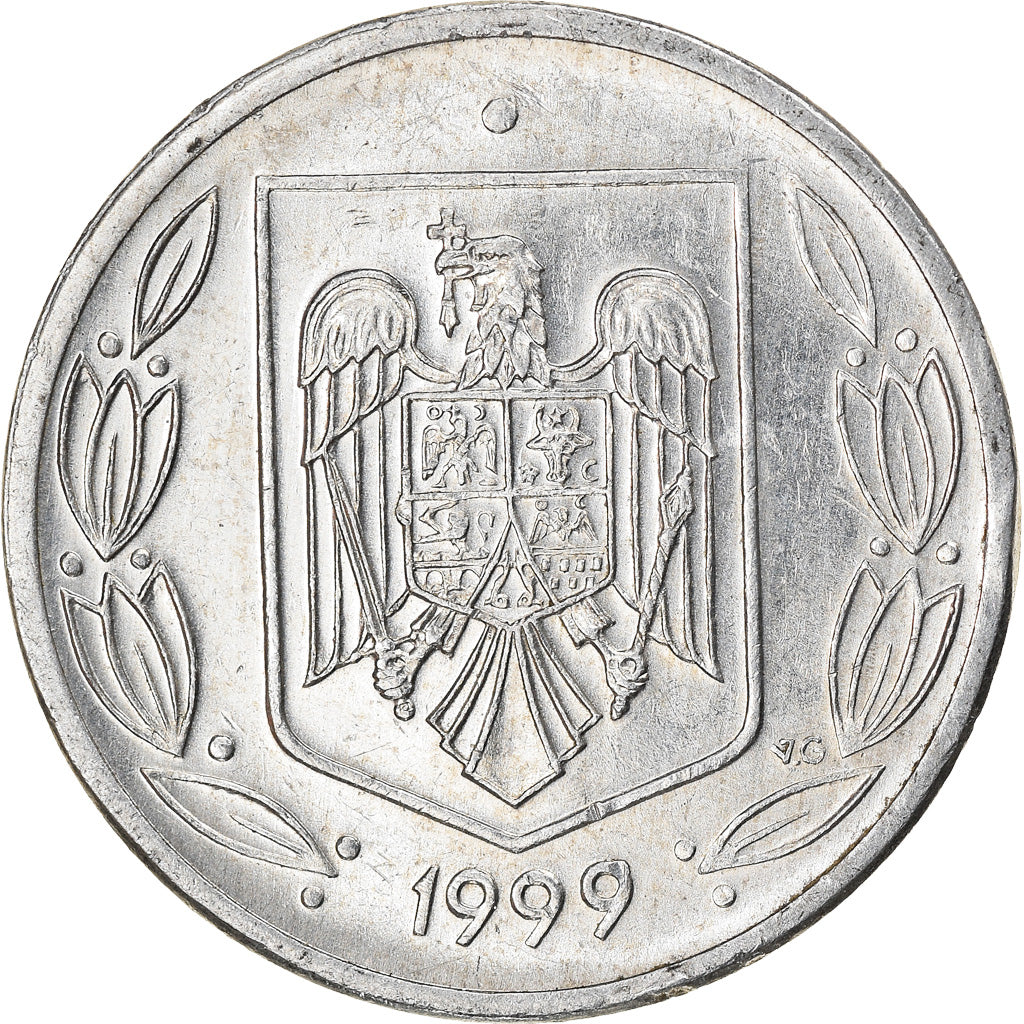 Coin, Romania, 500 Lei, 1999, AU(55-58), Aluminum, KM:145