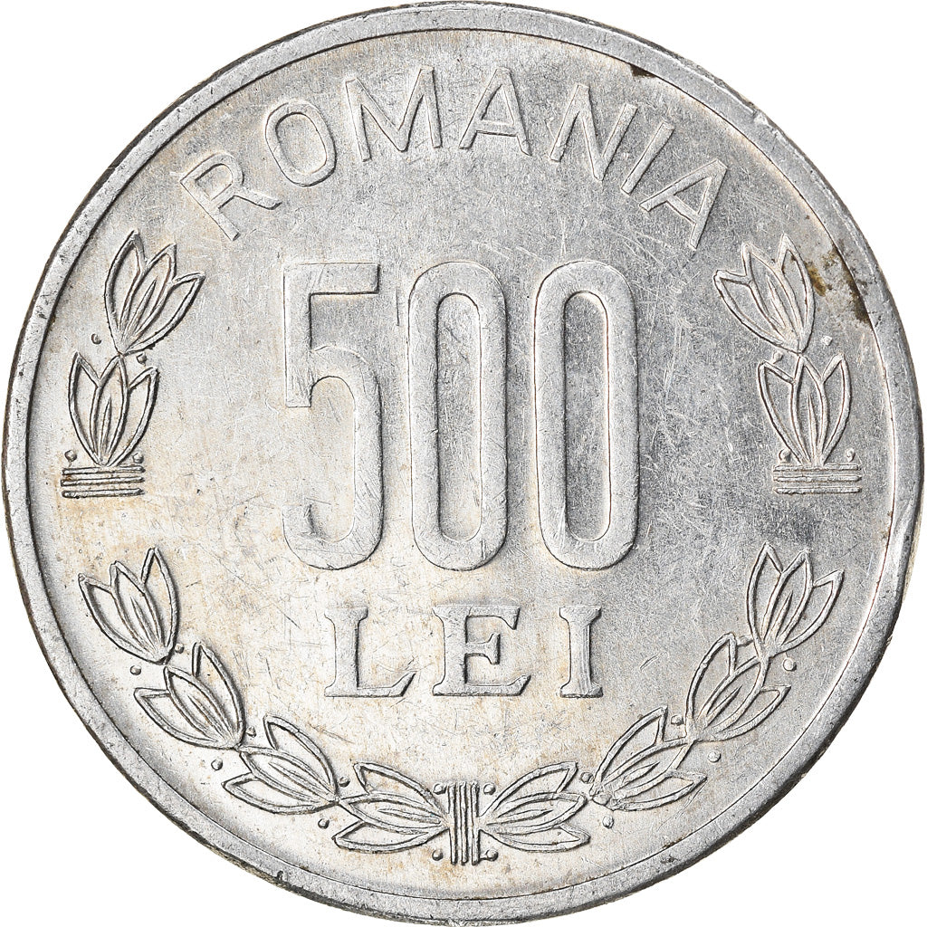 Coin, Romania, 500 Lei, 1999, AU(55-58), Aluminum, KM:145