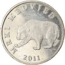 Coin, Croatia, 5 Kuna, 2011, AU(55-58), Copper-Nickel-Zinc, KM:11