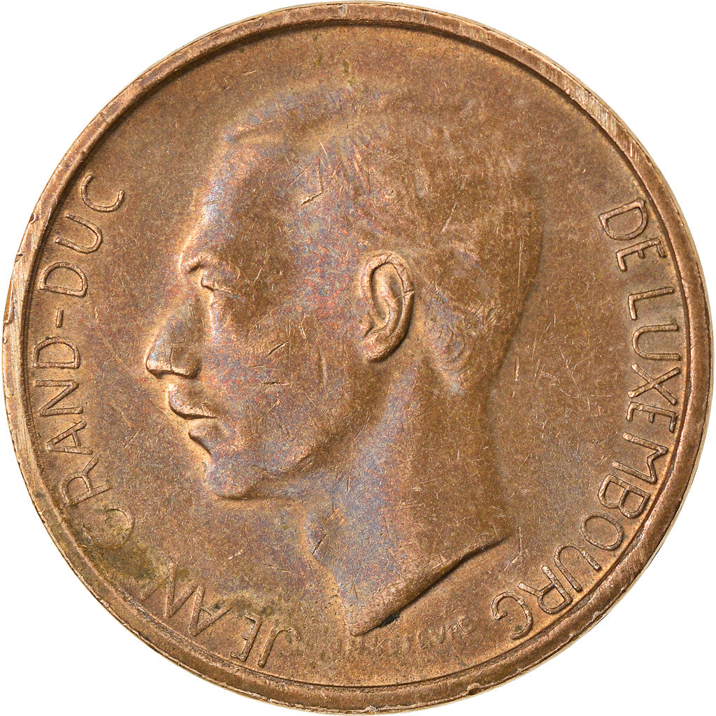 Coin, Luxembourg, Jean, 20 Francs, 1981, AU(55-58), Aluminum-Bronze, KM:58
