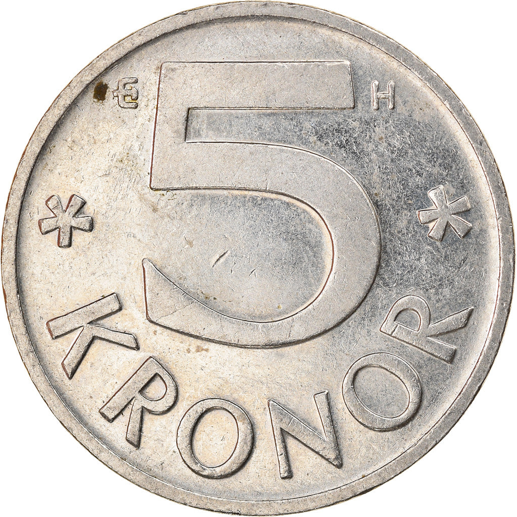 Coin, Sweden, Carl XVI Gustaf, 5 Kronor, 2003, AU(55-58), Copper-Nickel Clad
