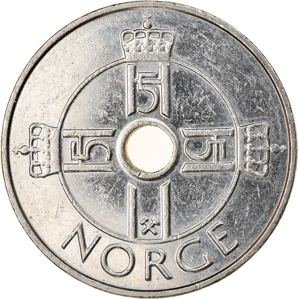 Moneda, Noruega, Harald V, Krone, 2009, EBC, Cobre - níquel, KM:462