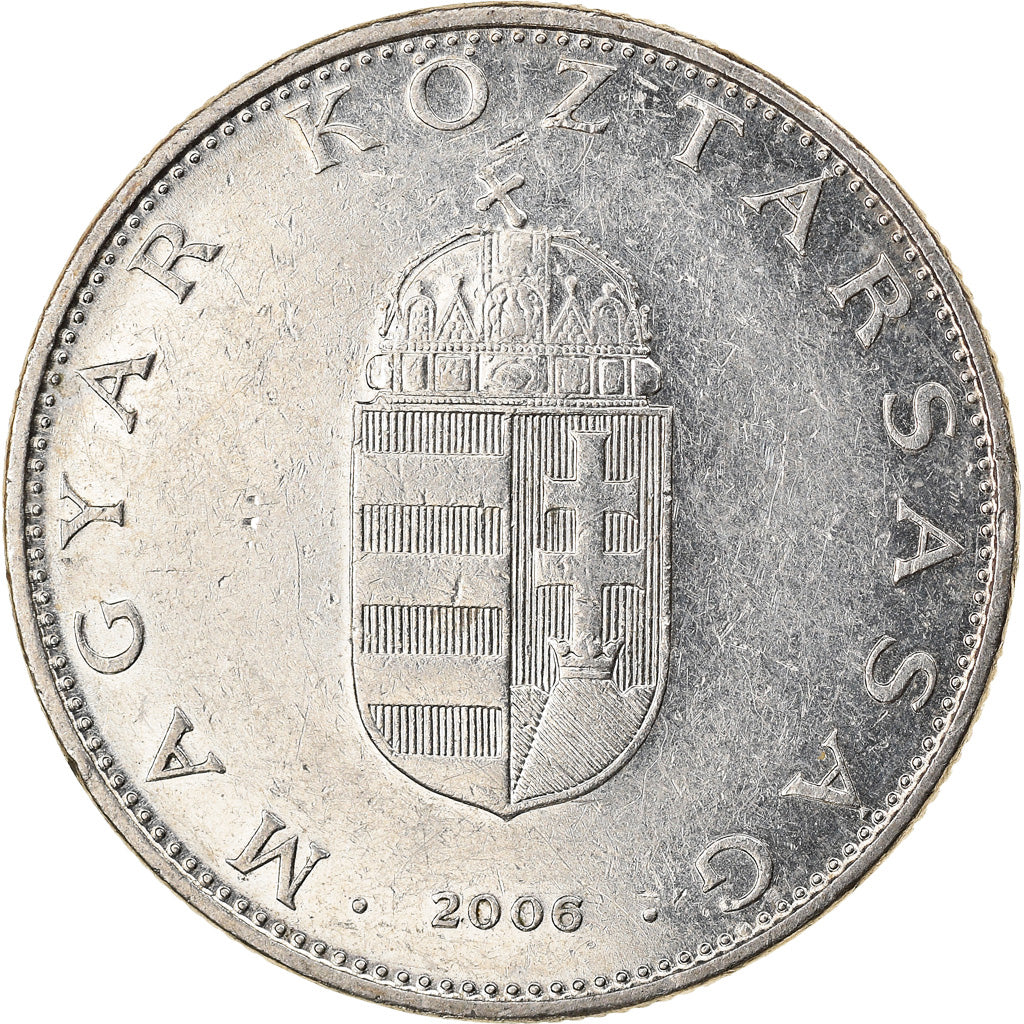 Münze, Ungarn, 10 Forint, 2006, Budapest, SS+, Copper-nickel, KM:695