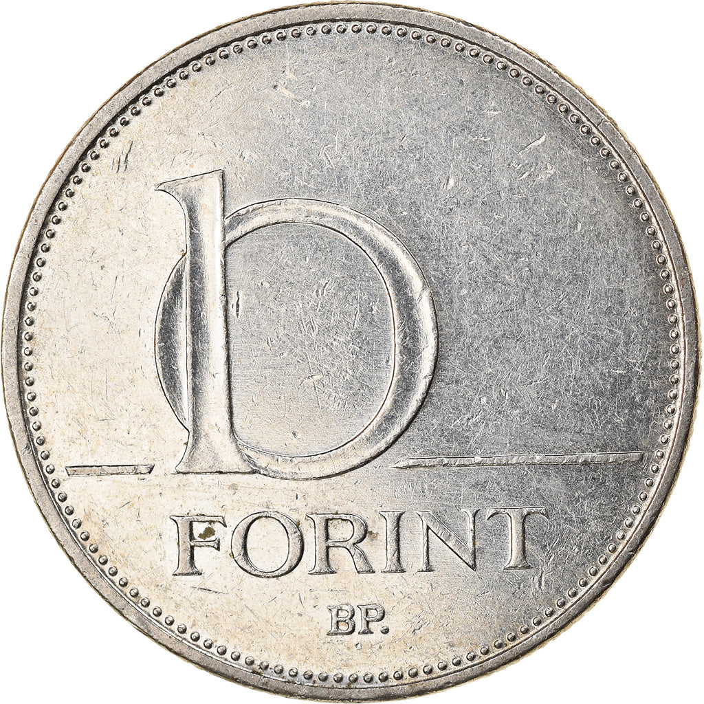 Münze, Ungarn, 10 Forint, 2006, Budapest, SS+, Copper-nickel, KM:695