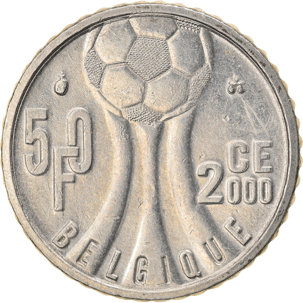 Coin, Belgium, Albert II, 50 Francs, 50 Frank, 2000, Brussels, Belgium