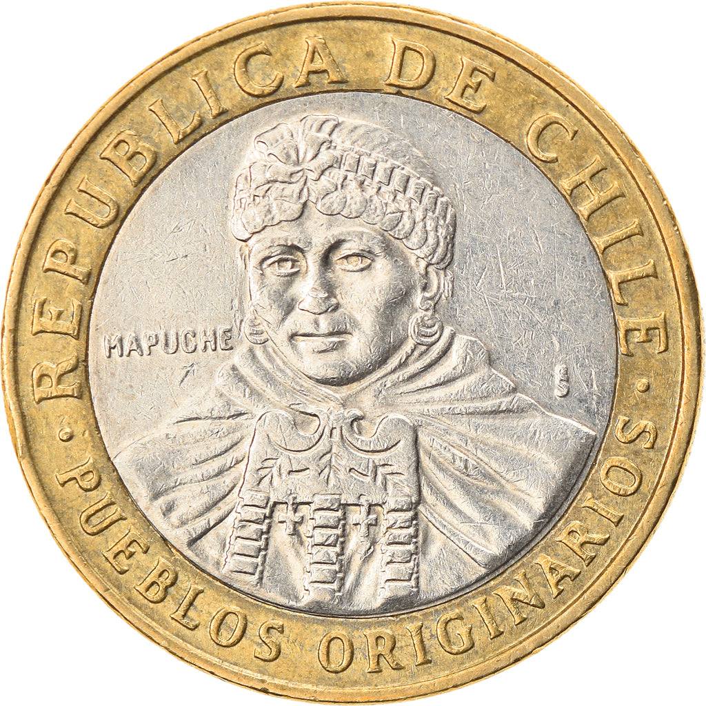 Monnaie, Chile, 100 Pesos, 2011, Santiago, TTB+, Bi-Metallic, KM:236
