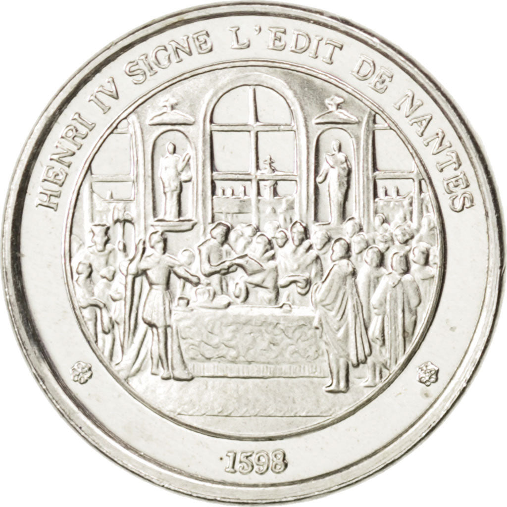 FRANCE, History, The Fifth Republic, Medal, MS(63), Silver, 13, 1.72