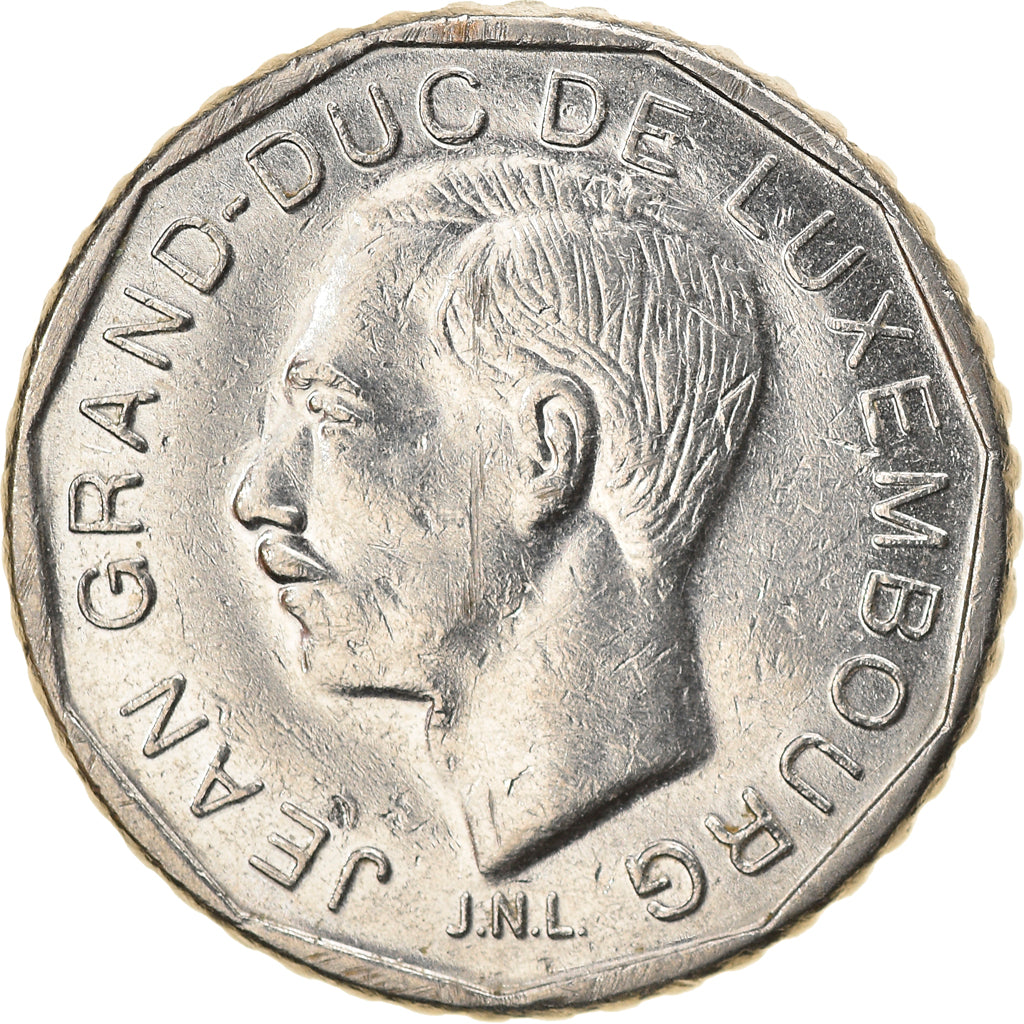 Coin, Luxembourg, Jean, 50 Francs, 1987, AU(50-53), Nickel, KM:62