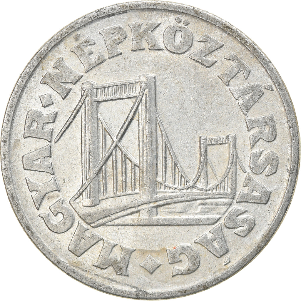 Coin, Hungary, 50 Fillér, 1988, Budapest, AU(50-53), Aluminum, KM:574