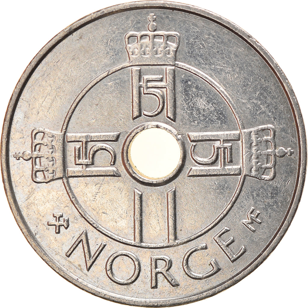 Coin, Norway, Harald V, Krone, 2006, AU(55-58), Copper-nickel, KM:462