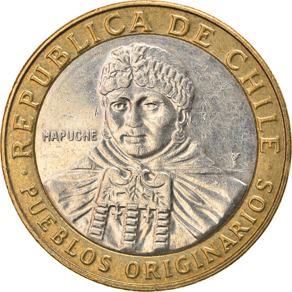 Coin, Chile, 100 Pesos, 2014, AU(50-53), Bi-Metallic, KM:236