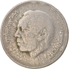 Coin, Morocco, al-Hassan II, Dirham, 1987/AH1407, VF(30-35), Copper-nickel
