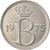 Moneda, Bélgica, Baudouin I, Semeuse, 25 Centimes, 1975, Brussels, MBC+, Cobre