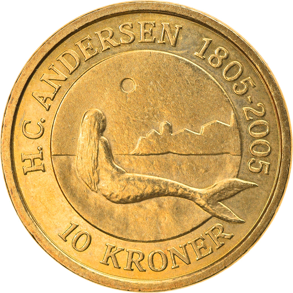 Monnaie, Danemark, Margrethe II, 10 Kroner, 2005, Copenhagen, TTB+
