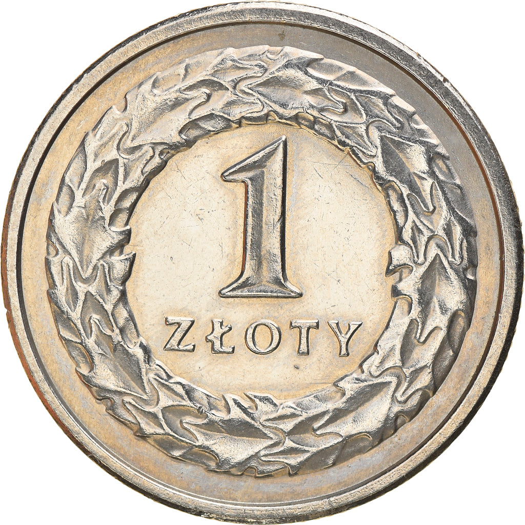 Munten, Polen, Zloty, 1990, Warsaw, PR, Copper-nickel, KM:282