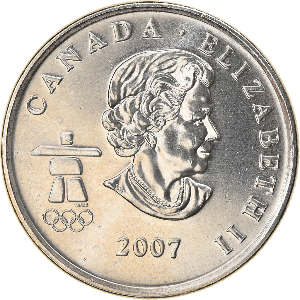 Moneda, Canadá, 25 Cents, 2007, Ottawa, EBC, Níquel chapado en acero, KM:686