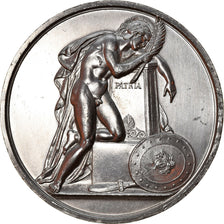 France, Médaille, Gravure, Grand Prix de Rome, Guerrier Blessé, Arts &