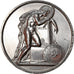 France, Médaille, Gravure, Grand Prix de Rome, Guerrier Blessé, Arts &