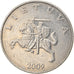 Munten, Lithouwen, Litas, 2009, ZF, Copper-nickel, KM:111