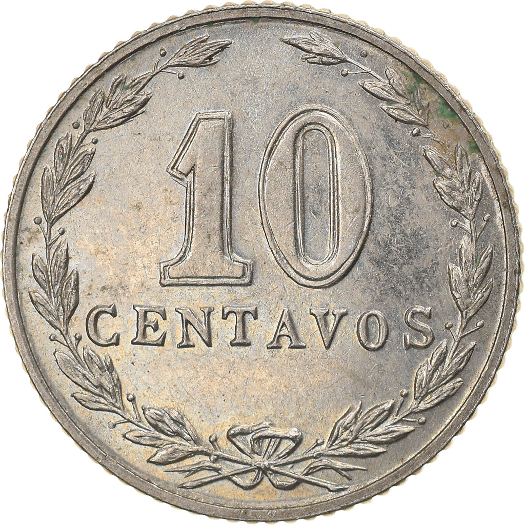 Coin, Argentina, 10 Centavos, 1899, AU(55-58), Copper-nickel, KM:35