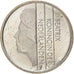 Coin, Netherlands, Beatrix, 10 Cents, 1990, EF(40-45), Nickel, KM:203
