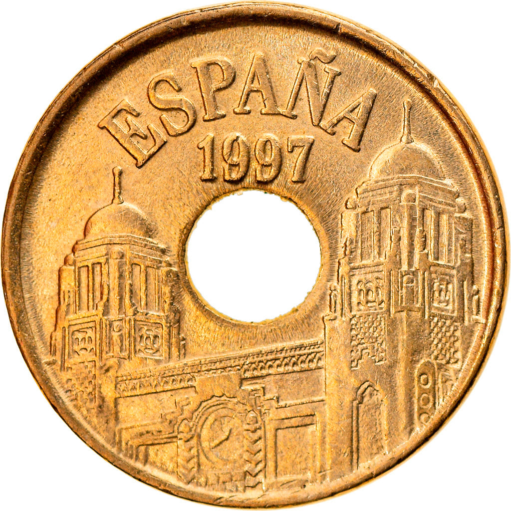 Monnaie, Espagne, Juan Carlos I, 25 Pesetas, 1997, Madrid, TTB+
