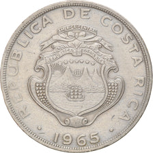 Moneda, Costa Rica, Colon, 1965, MBC+, Cobre - níquel, KM:186.2