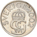 Moneta, Svezia, Carl XVI Gustaf, 5 Kronor, 2002, BB, Nichel ricoperto in